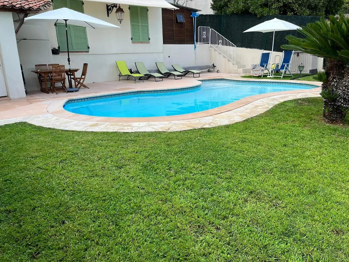 Villa Paradiso, Logement Avec Piscine, Nice Nord